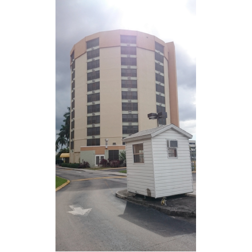 Palm Tower renovation exterior